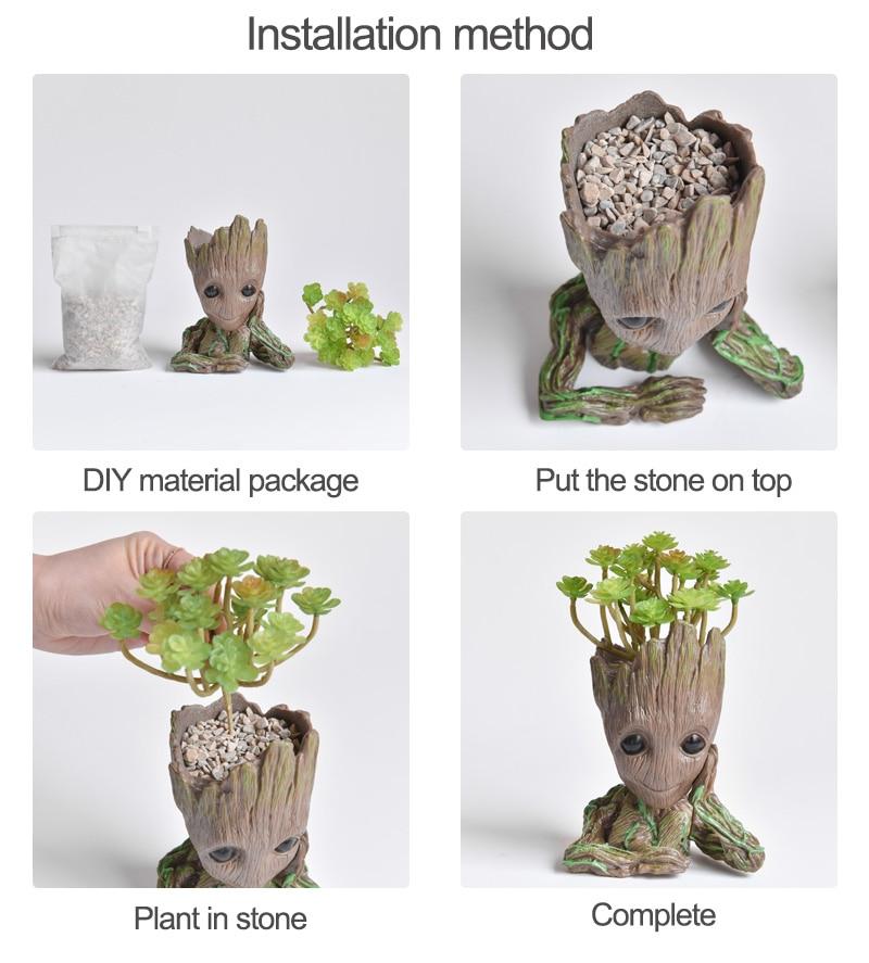 Flower Pot Baby Groot Flowerpot