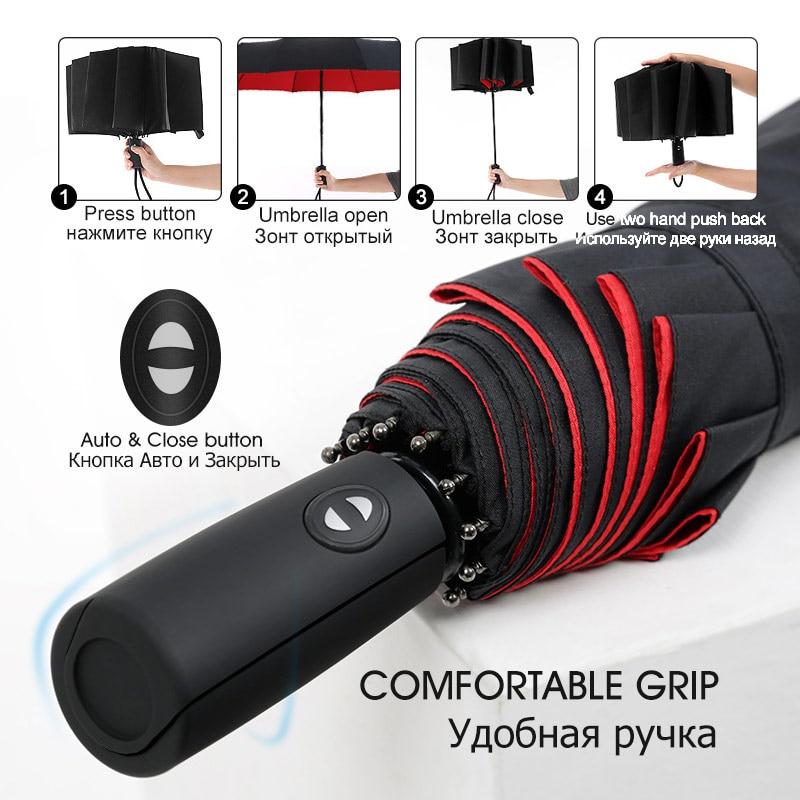 Windproof Automatic Double Umbrella