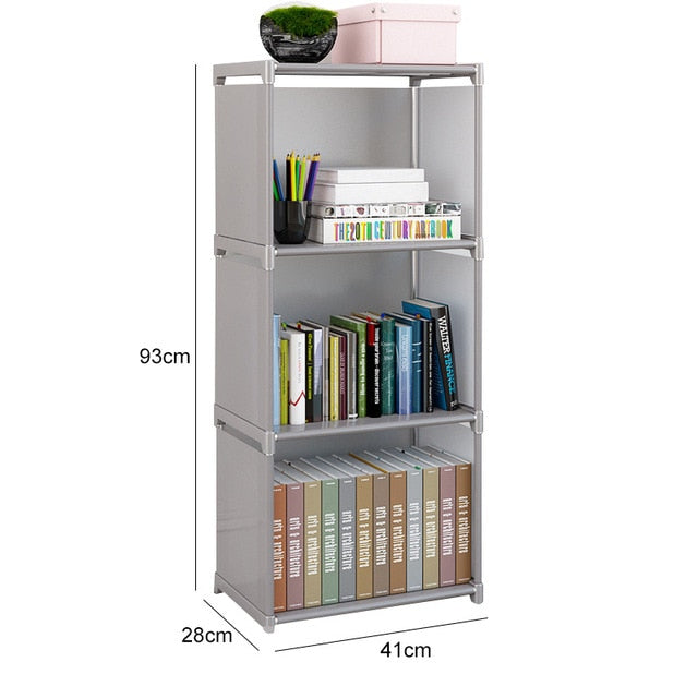 Simple Bookshelf Easy Assembled Storage