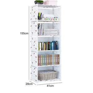 Simple Bookshelf Easy Assembled Storage