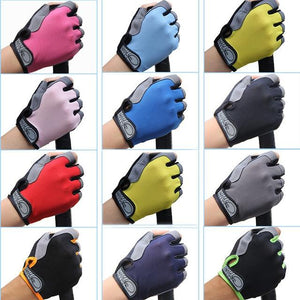 Non-Slip Gel Half-finger Gloves