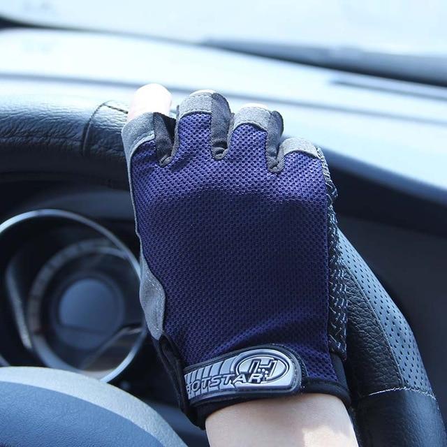 Non-Slip Gel Half-finger Gloves