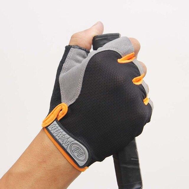 Non-Slip Gel Half-finger Gloves