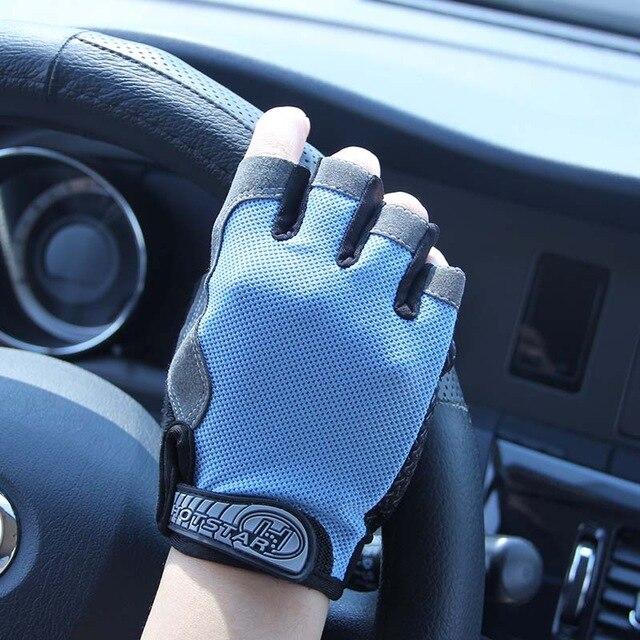 Non-Slip Gel Half-finger Gloves