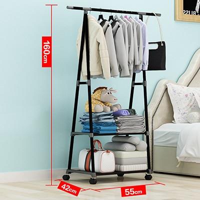 Bedroom Coat Rack Removable Clothes Hanger