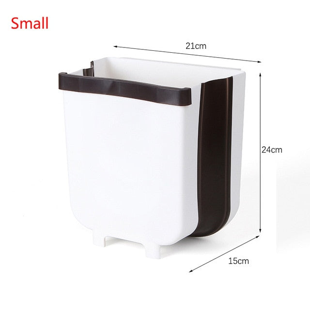 9L Wall Mounted Folding Waste Bin