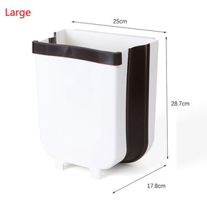 9L Wall Mounted Folding Waste Bin