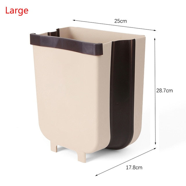 9L Wall Mounted Folding Waste Bin