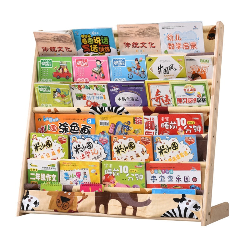 Children's Bookshelf Cartoon Book Storage