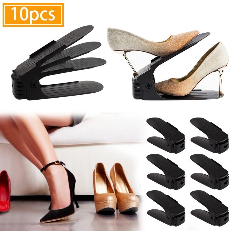 Adjustable Space Saving Range Shoe Hanger